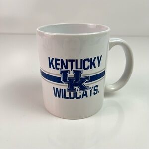 University of Kentucky Wildcats Coffee Mug Cup White with Blue Logo New w/ Tags